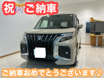 新型ソリオご納車です♪